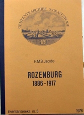 Rozenburg 1886-1917,Inventarisreeks nr 5