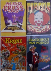 4 circus programma's uit de jaren '80.