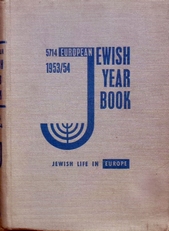 European Jewish Year Book 5714 (1953 /54).