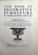 The Book of Decorative Furniture,its form,colour & history 
