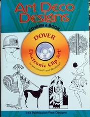 Art Deco Designs,CD-ROM & Book 