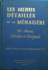 Les Menus Detailles de la Menagere (180 menus) 