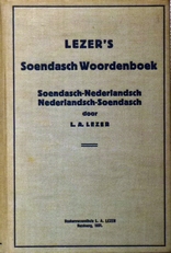 Lezer's Soendasch woordenboek. 