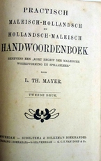 Practisch Maleisch-Holl. en Hol. Maleisch Handwoordenboek. 