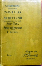 Goedkoope practische zak-atlas van Nederland. 